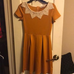 Freeway Mustard Dress